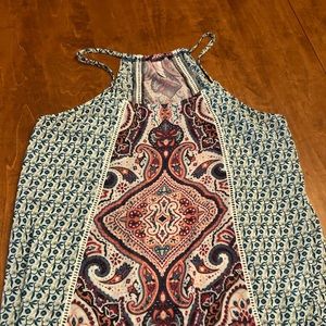 Women’s racer back polyester tank top